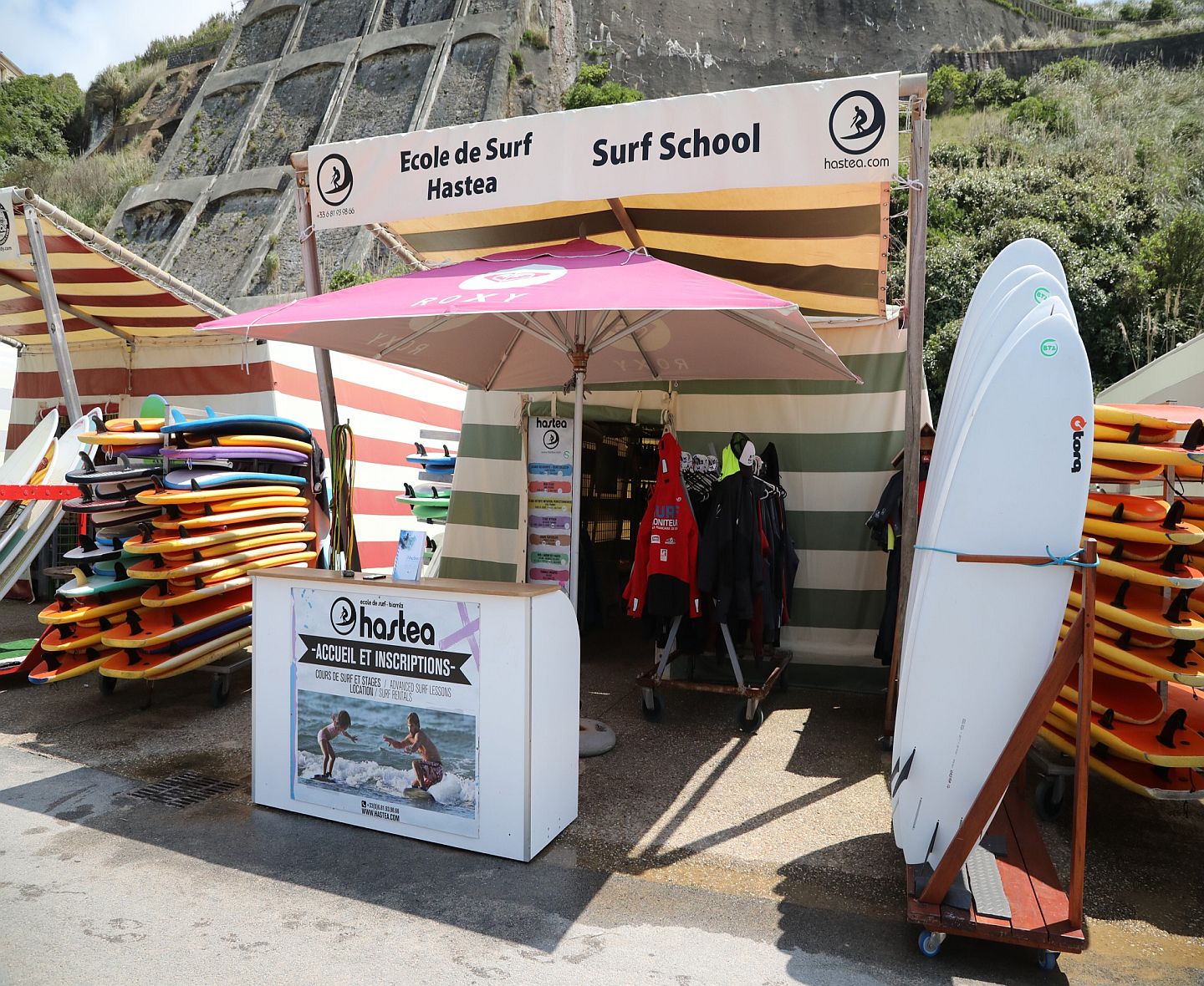 Hastea Ecole de Surf BTZ Surf Shop