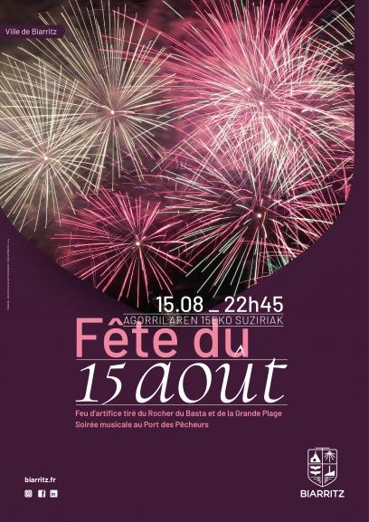 Feu d'Artifice du 15 Août - Biarritz sous les Etoiles